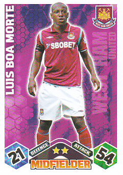 Luis Boa Morte West Ham United 2009/10 Topps Match Attax #314